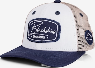Blackskies Hat 'Race' in White: front