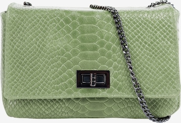 Cluty - Bolso de hombro en verde: frente