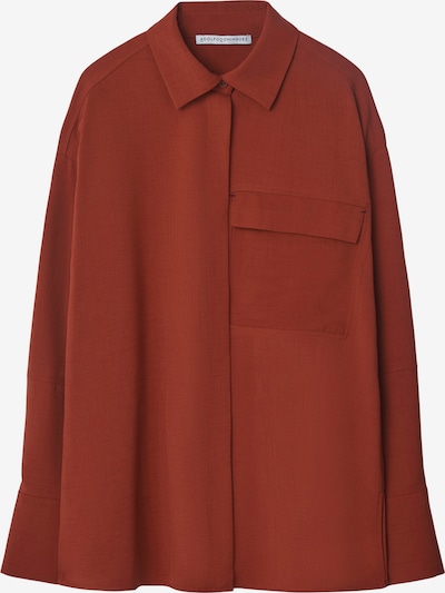 Camicia da donna Adolfo Dominguez di colore rosso ruggine, Visualizzazione prodotti