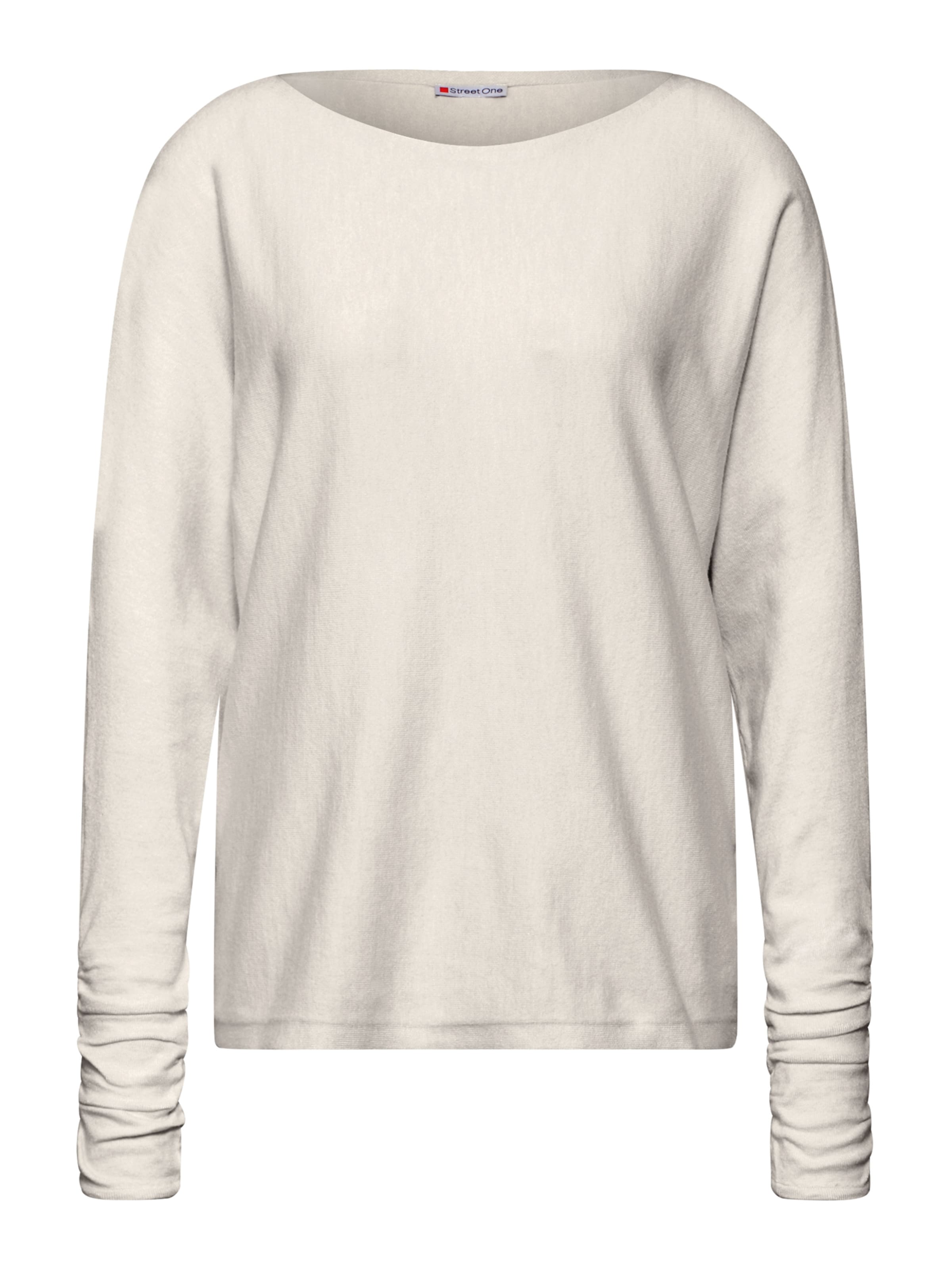STREET ONE Sweater 'Dolman' in Beige: front