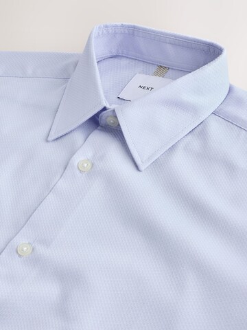 Next Slim fit Zakelijk overhemd in Blauw