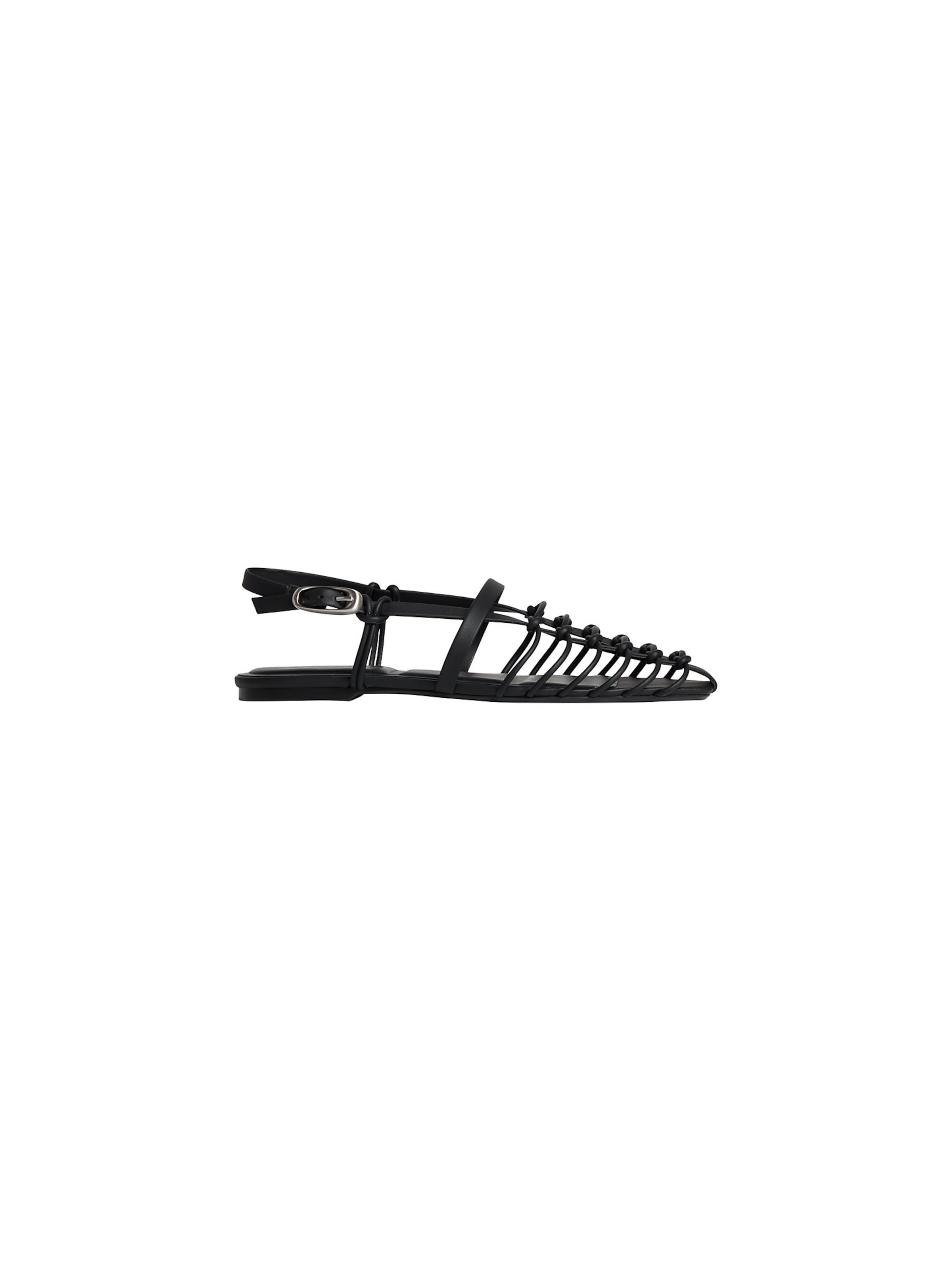 Calvin Klein Sandalen met riem 'Liliana' in Zwart: voorkant