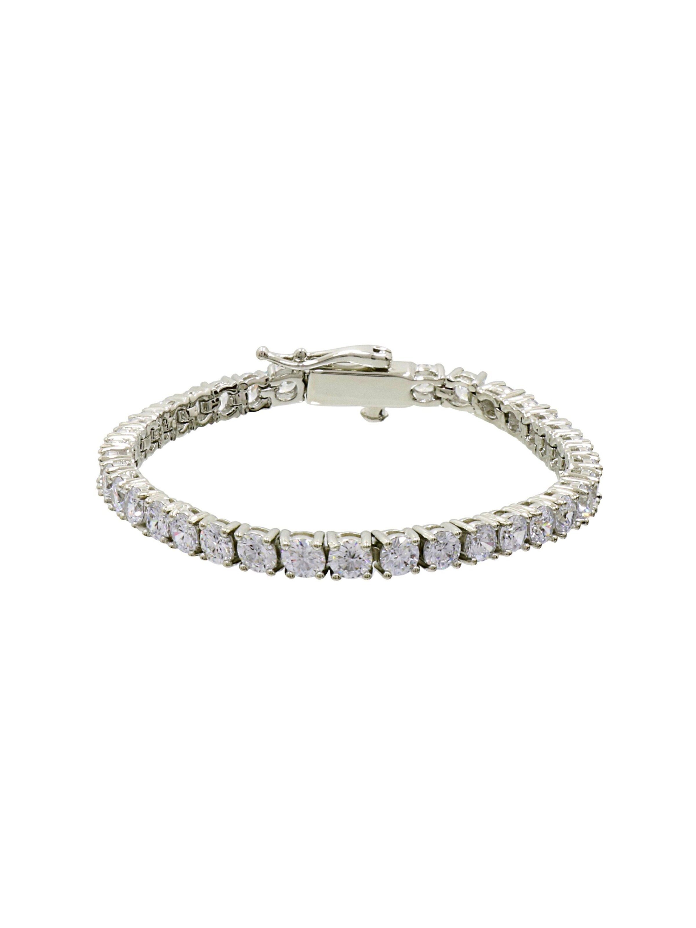 Bracelet Fashionbox en blanc : devant