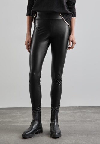 STREET ONE Skinny Leggings in Black