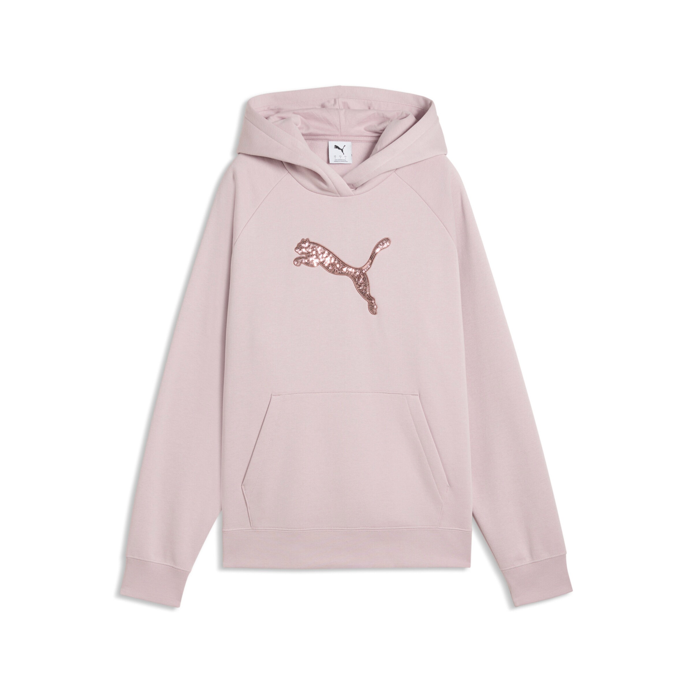 PUMA Sweatshirt in Roze: voorkant