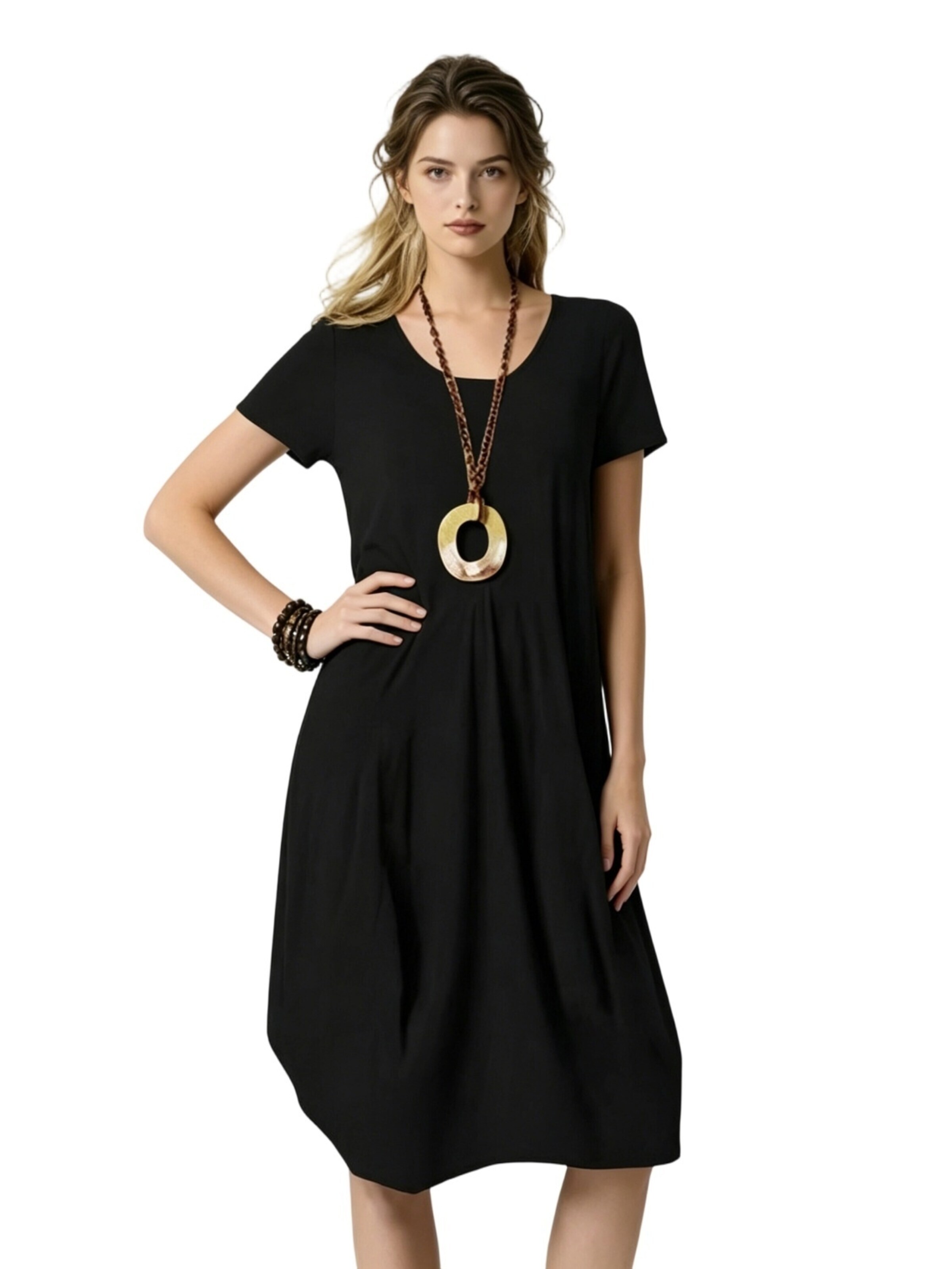MODIURBAN Kleid‌‌‌‌‌‌ in Schwarz: Vorderseite
