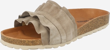 VERBENAS Mules 'Rocio' in Grey: front