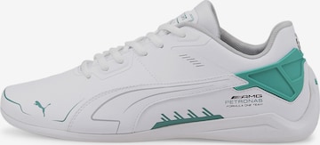 PUMA Athletic Shoes 'F1 Drift Cat' in White: front