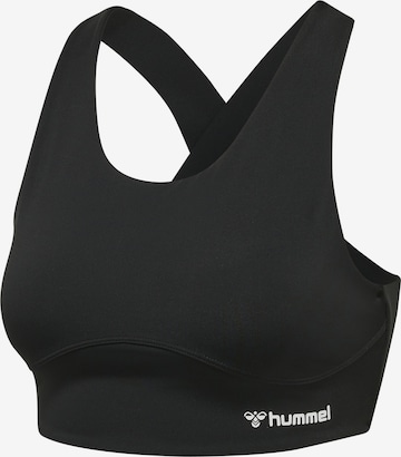 Hummel Bustier Sport-BH in Schwarz