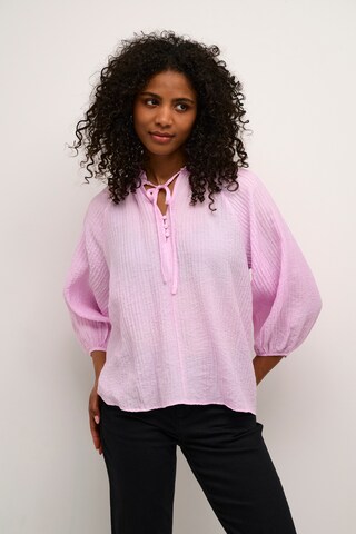 Kaffe Blouse in Pink: front