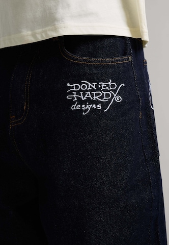 Ed Hardy Loosefit Džíny – modrá