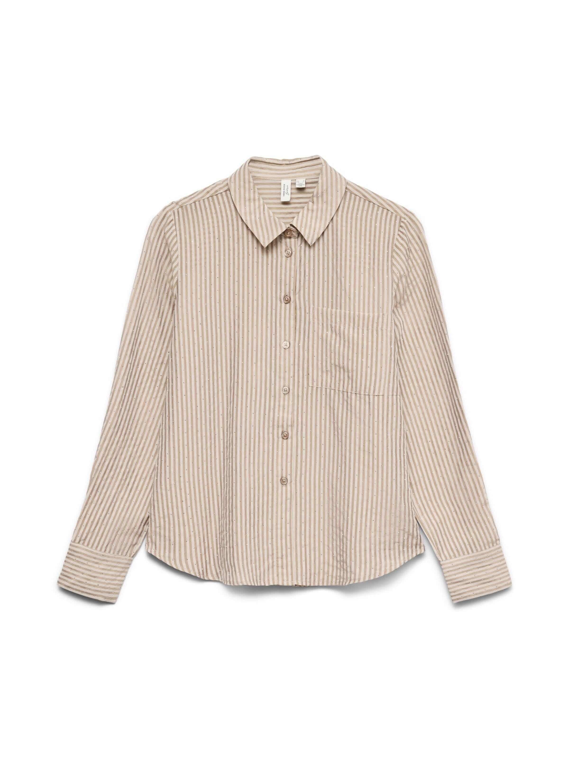 VERO MODA Bluse 'Camicia'‌‌‌‌‌‌‌‌ in Beige: Vorderseite