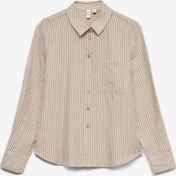 Camicia da donna 'Camicia' di VERO MODA in beige: frontale
