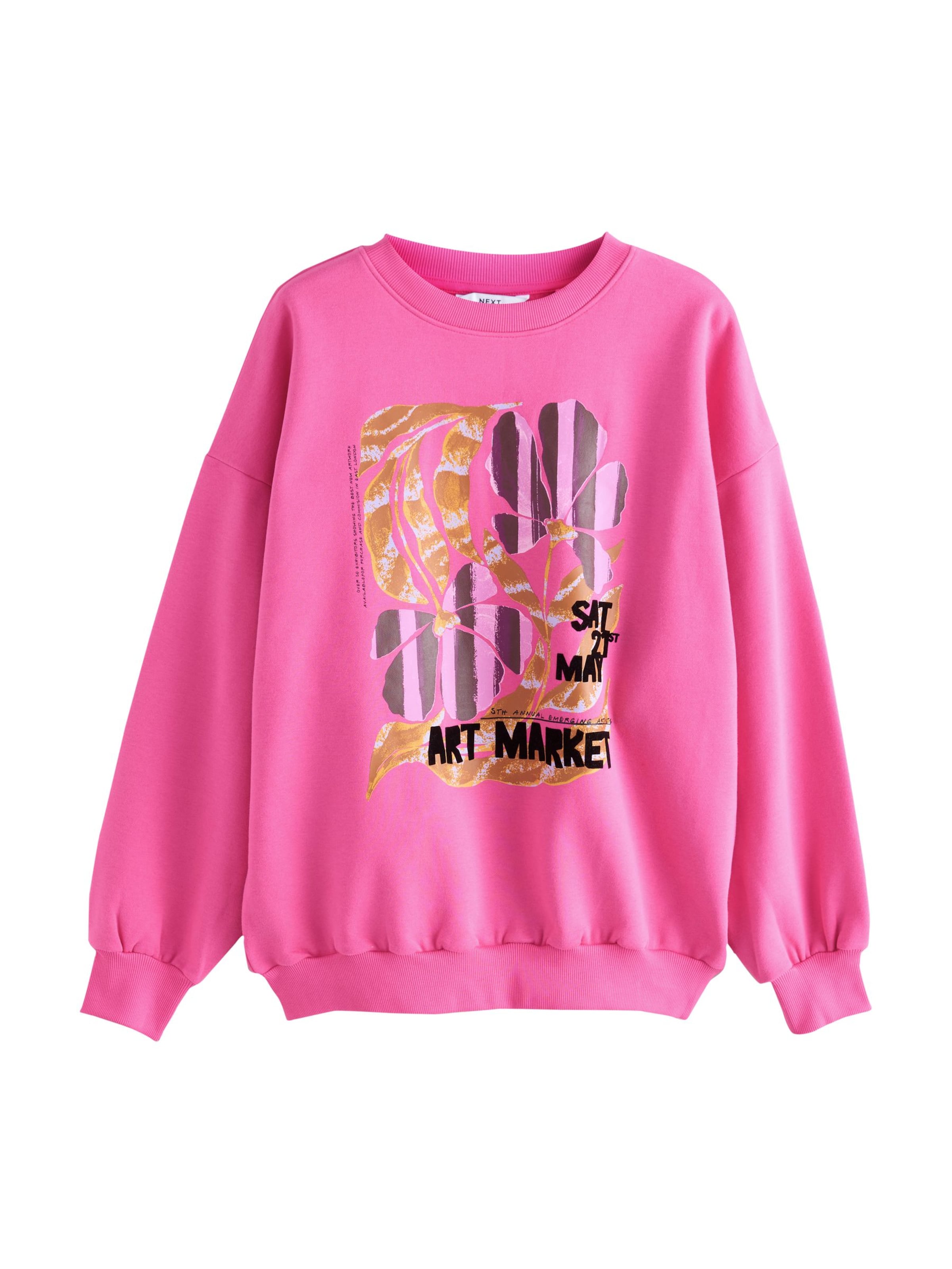 Felpa di Next in rosa: frontale