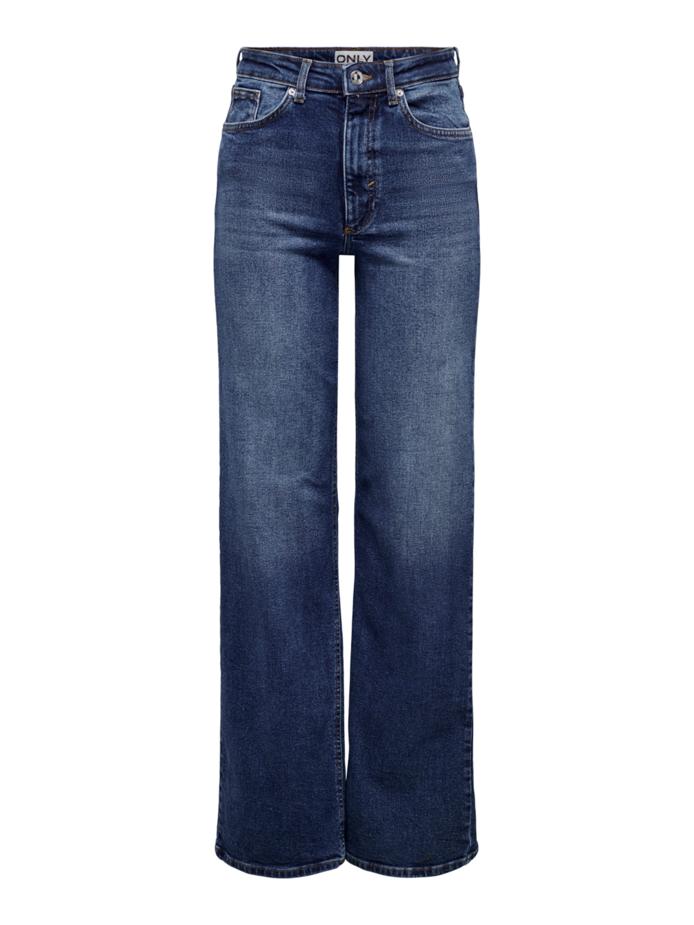 Wide Leg Jean 'Juicy' ONLY en bleu : devant