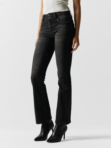 KOROSHI Bootcut Jeans in Zwart