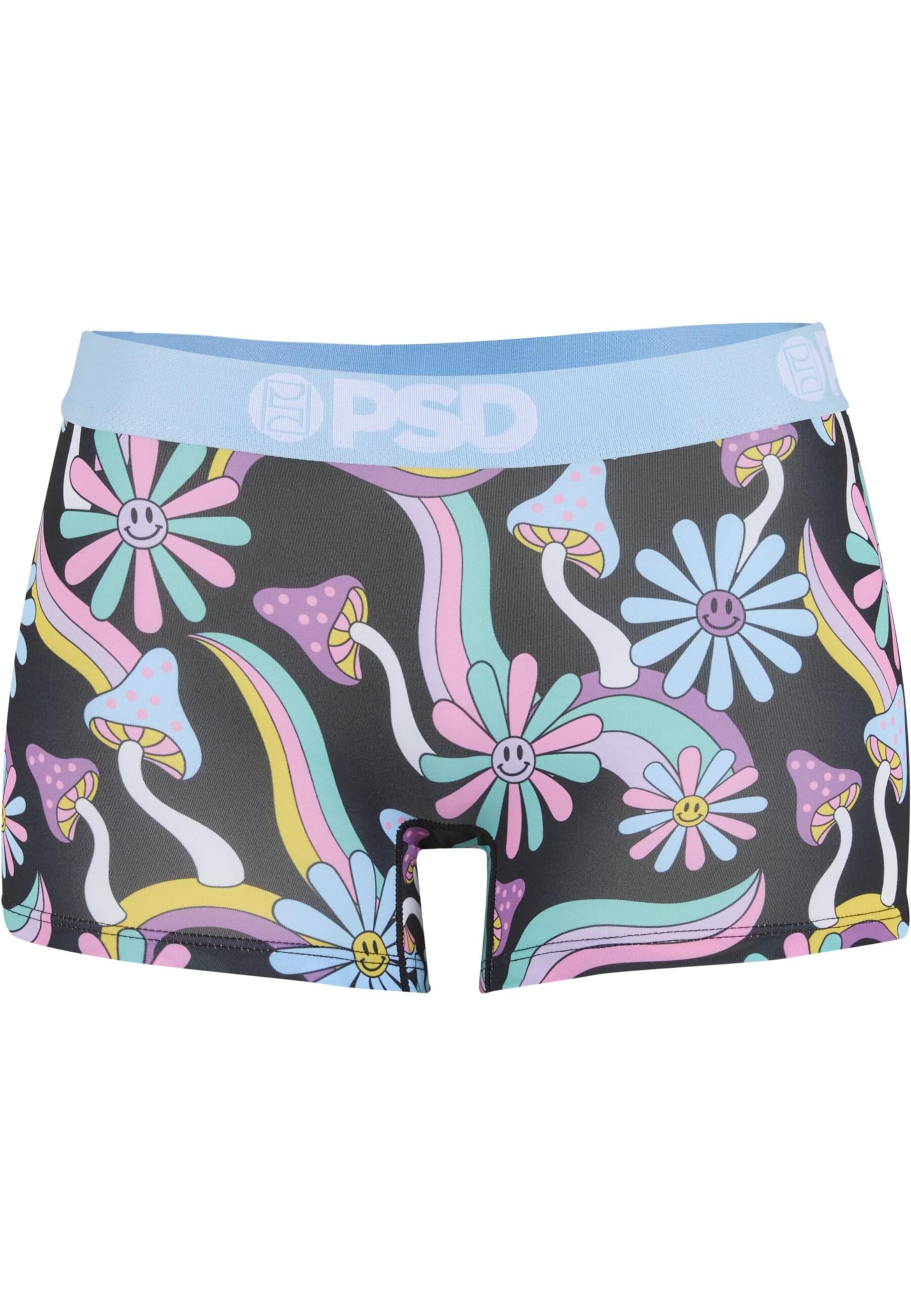 PSD Sports underpants 'Happy Shrooms' in Black: front
