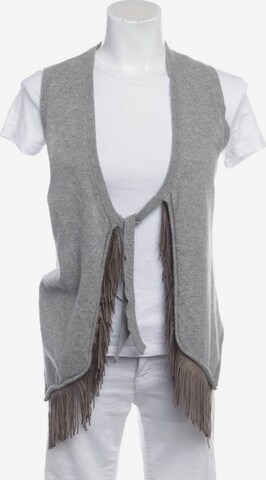 Allude Vest in XL in Grey: front