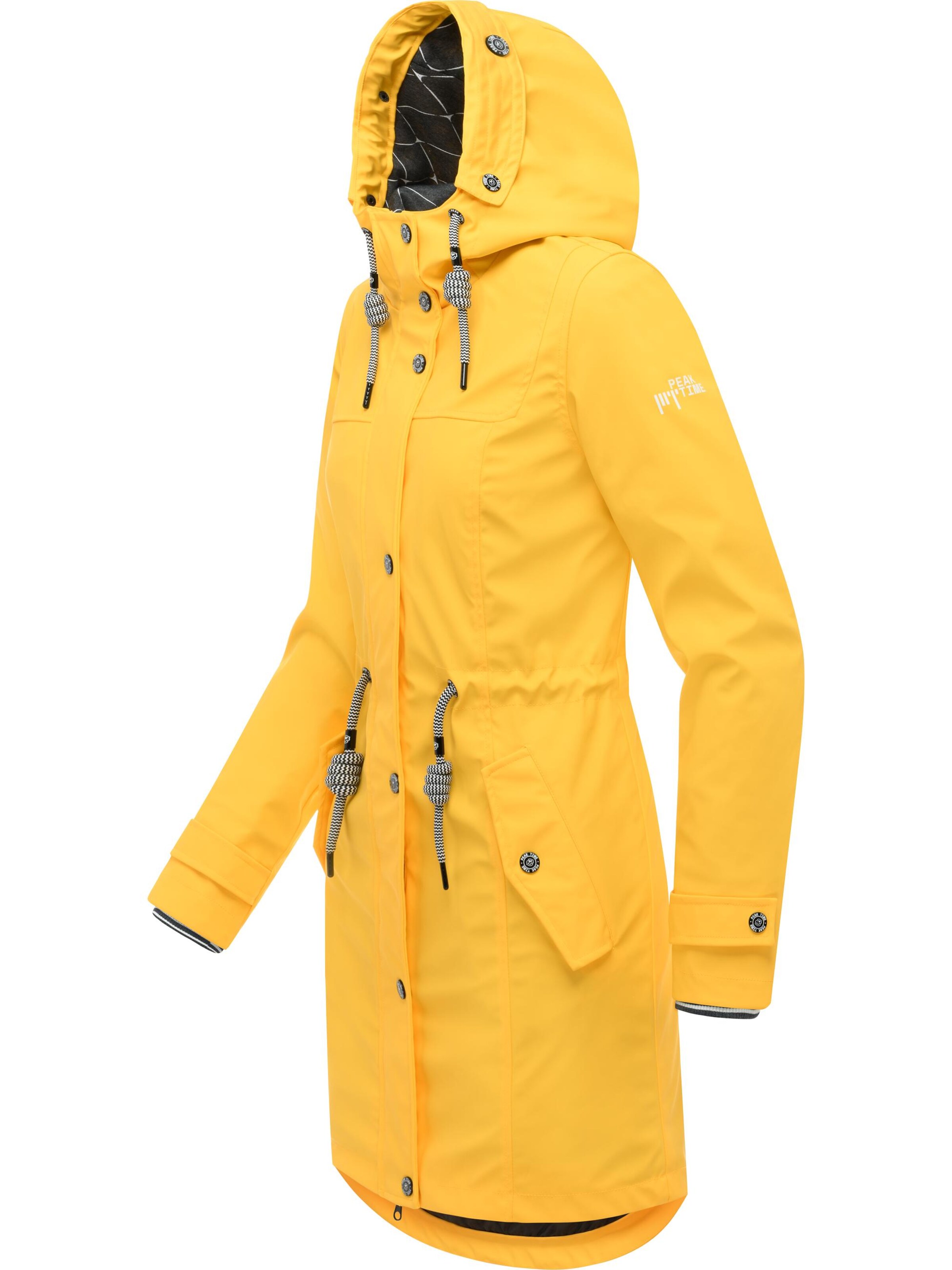 Manteau fonctionnel Peak Time en jaune