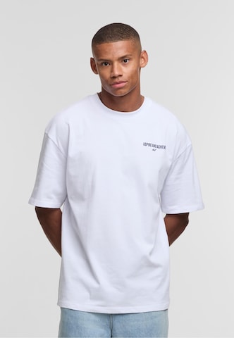 DEF T-Shirt 'Tictactoe' in Weiß