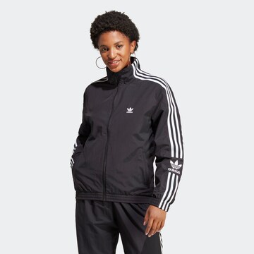 ADIDAS ORIGINALS Between-Season Jacket 'Adicolor Classics Lock-Up' in Black: front