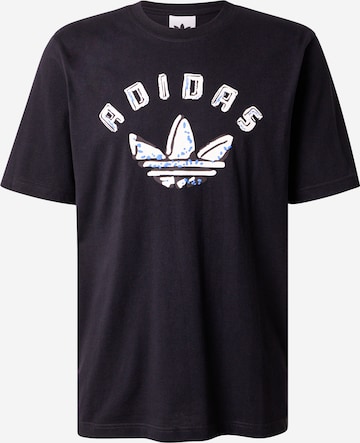 juoda ADIDAS ORIGINALS Marškinėliai: priekis
