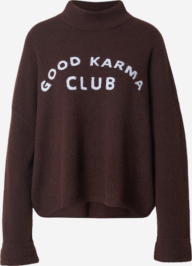 Megztinis iš OH APRIL, spalva – šviesiai mėlyna / tamsiai ruda, Prekių apžvalga