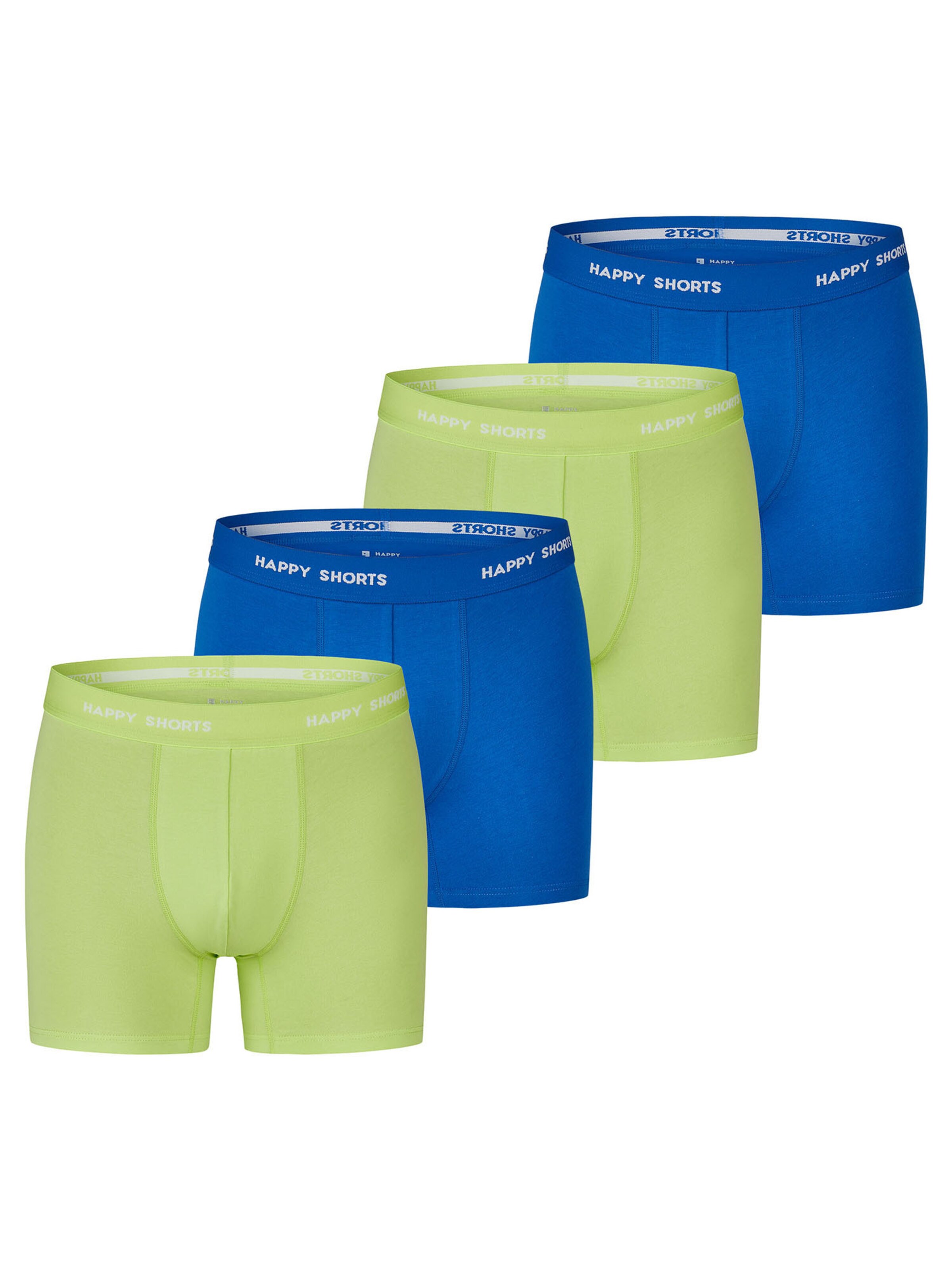 Boxers Happy Shorts en bleu : devant