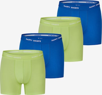 Boxers Happy Shorts en bleu : devant