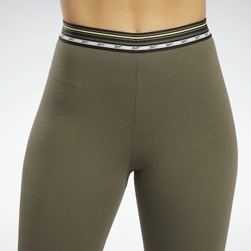 Skinny Leggings di Reebok in verde