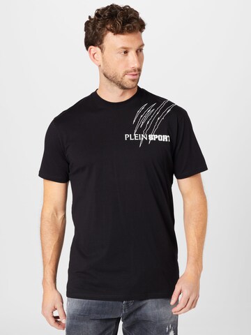 T-Shirt Plein Sport en noir : devant