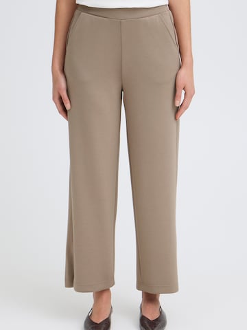 Fransa Loose fit Pants 'FRAURORA' in Brown: front