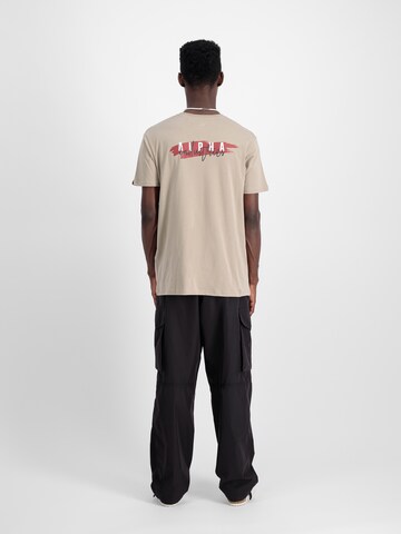 Maglietta di ALPHA INDUSTRIES in beige