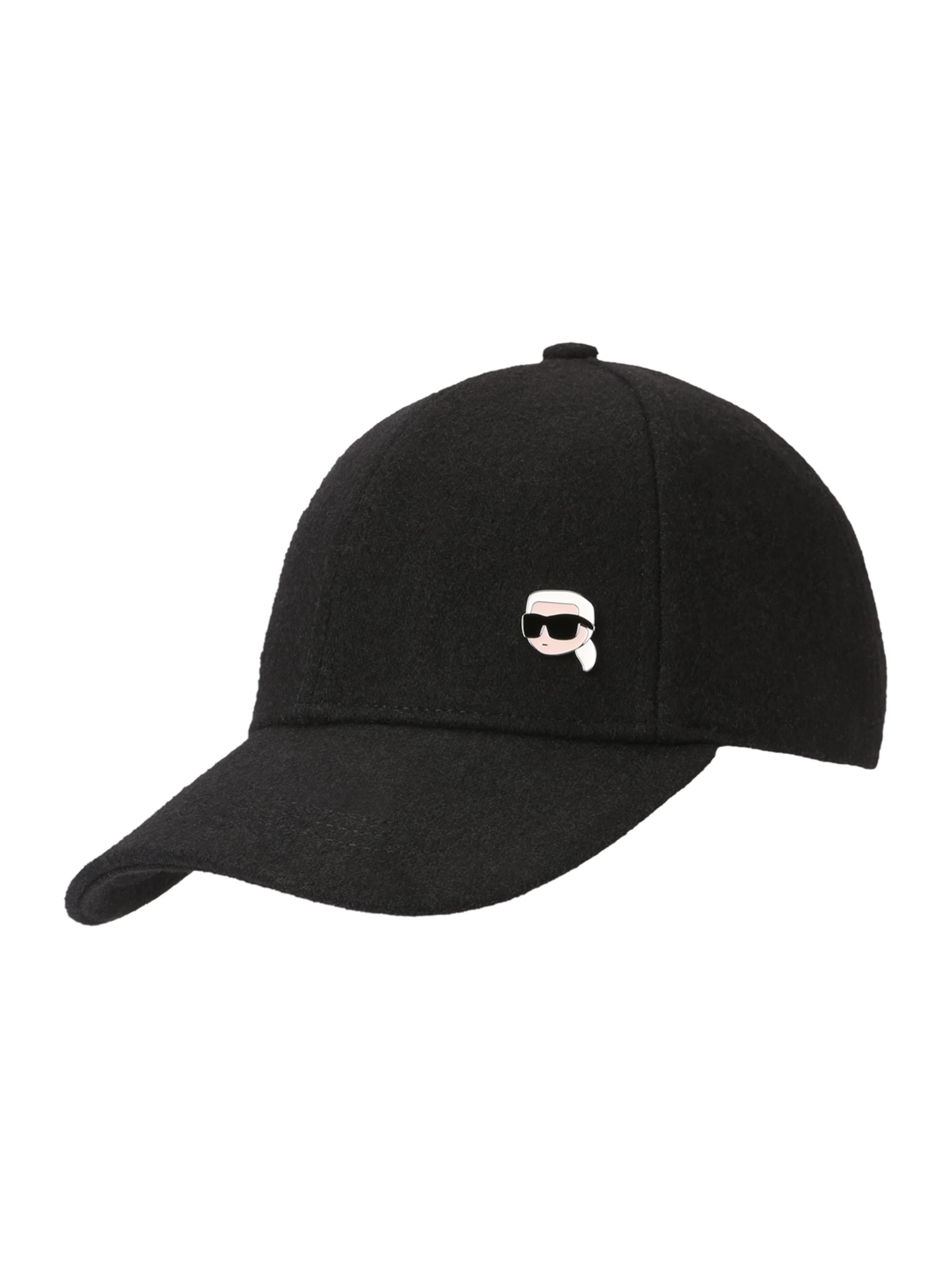 Karl Lagerfeld Шапка с козирка 'Ikonik 2.0' в черно / бяло, Преглед на продукта