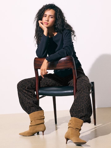 Next Wide leg Jeans in Brown
