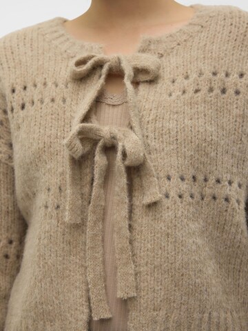 VERO MODA Knit cardigan in Brown