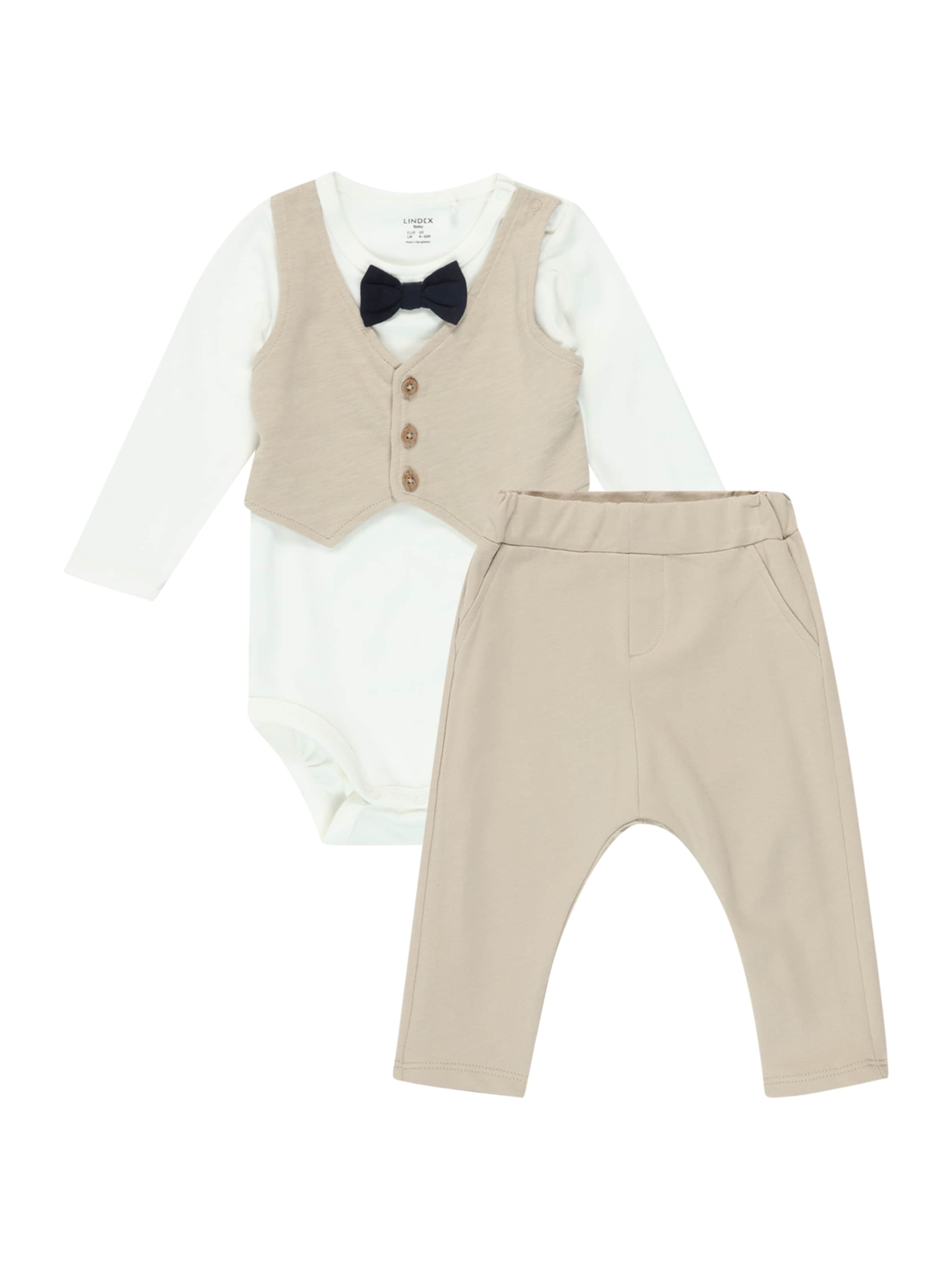 Lindex - Conjunto en beige: frente