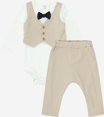 Lindex Set in Beige: front