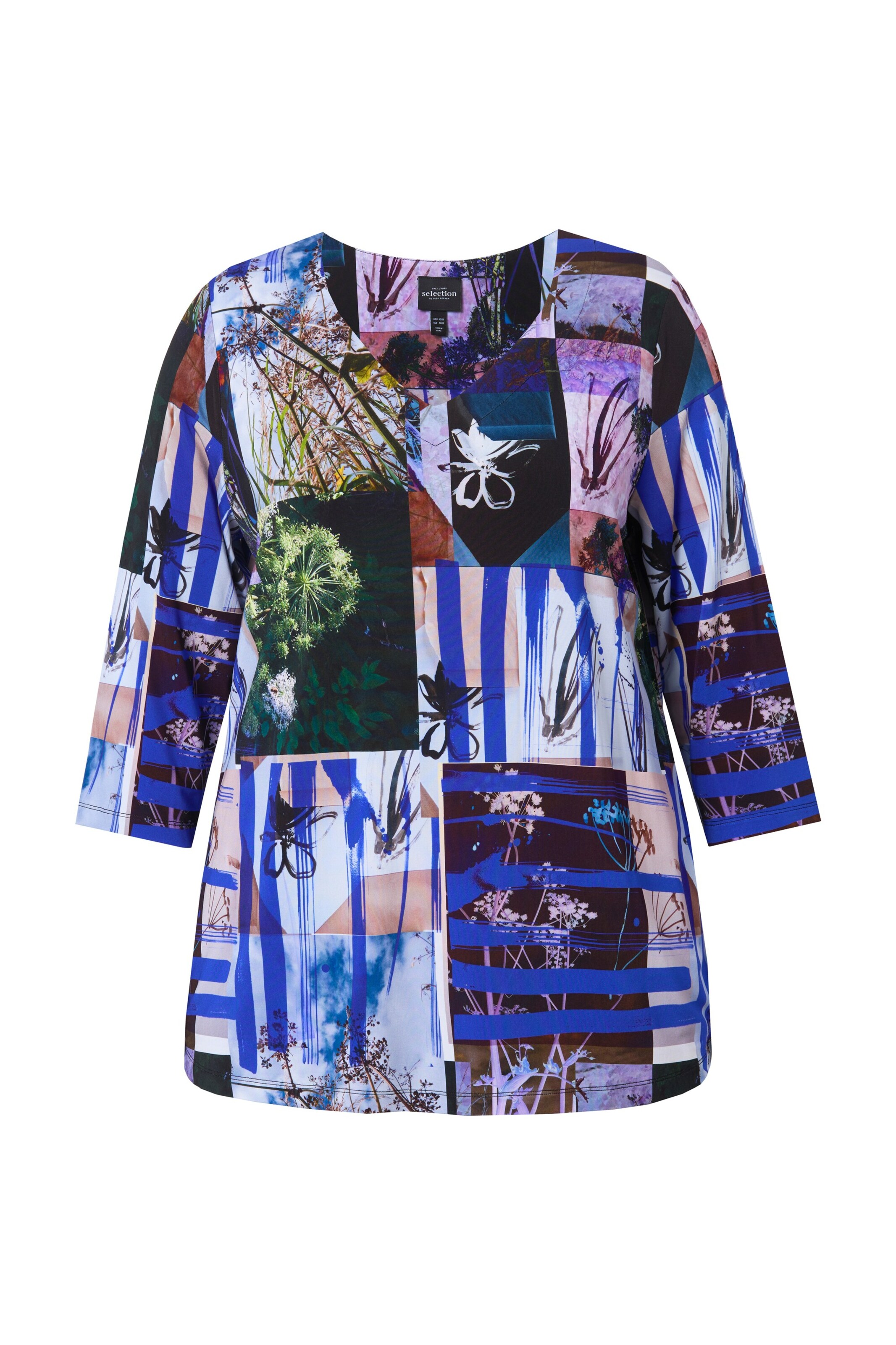 Ulla Popken Shirt in Blau: Vorderseite