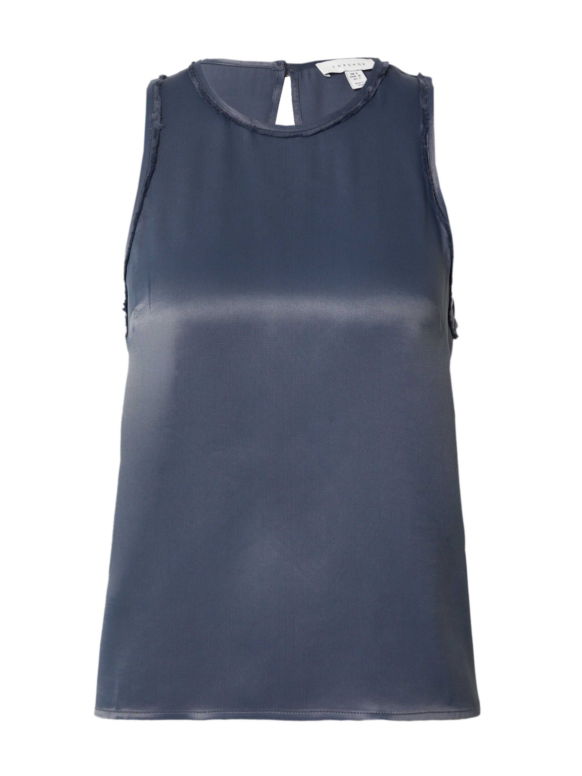 Top di TOPSHOP in blu: frontale