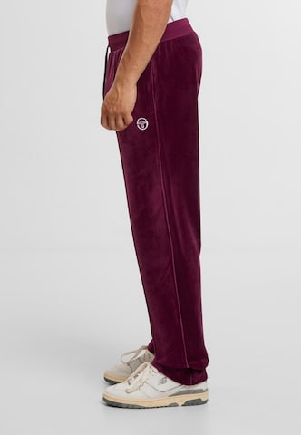 Sergio Tacchini Loosefit Broek in Rood