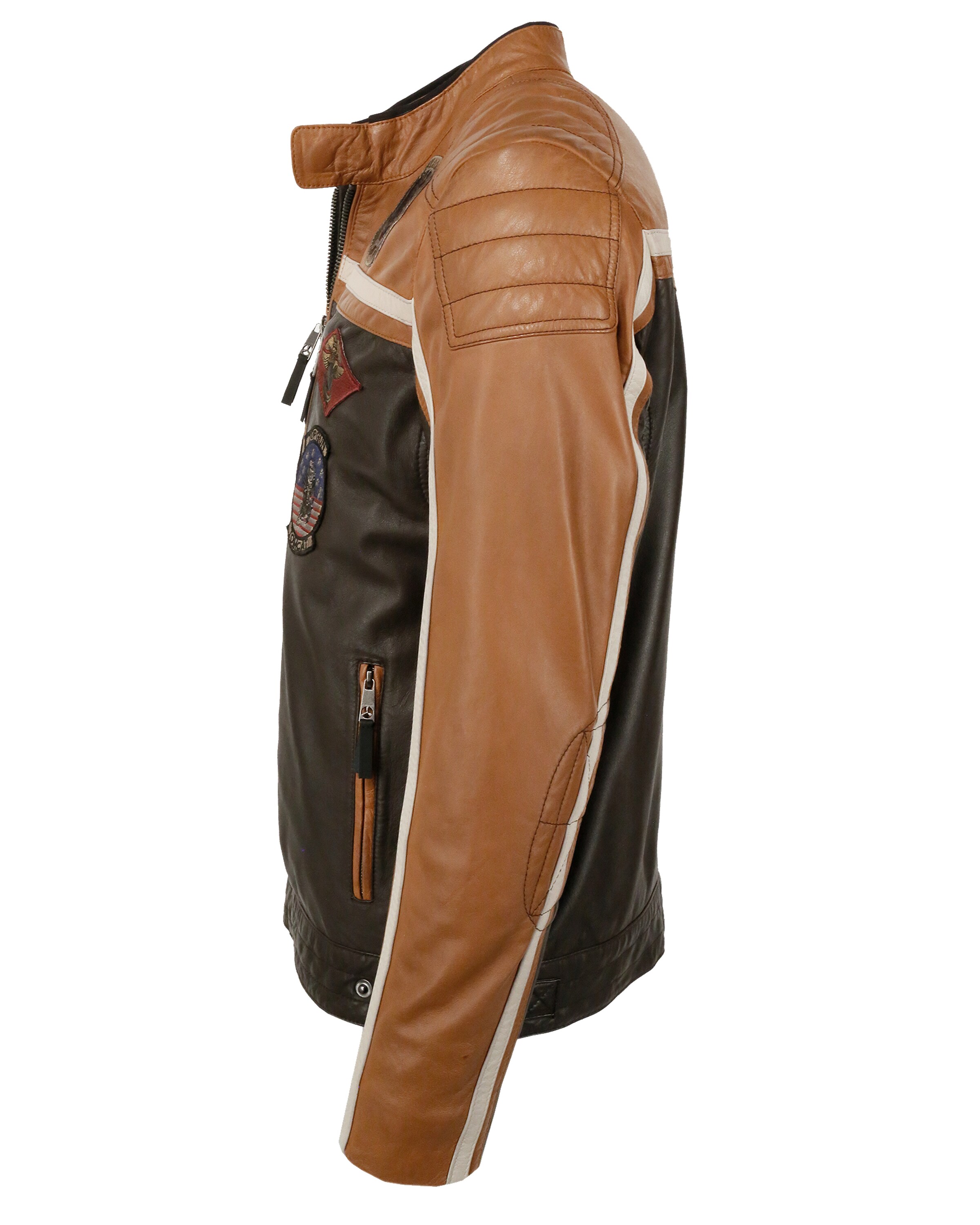 TOP GUN Between-Season Jacket in Brown