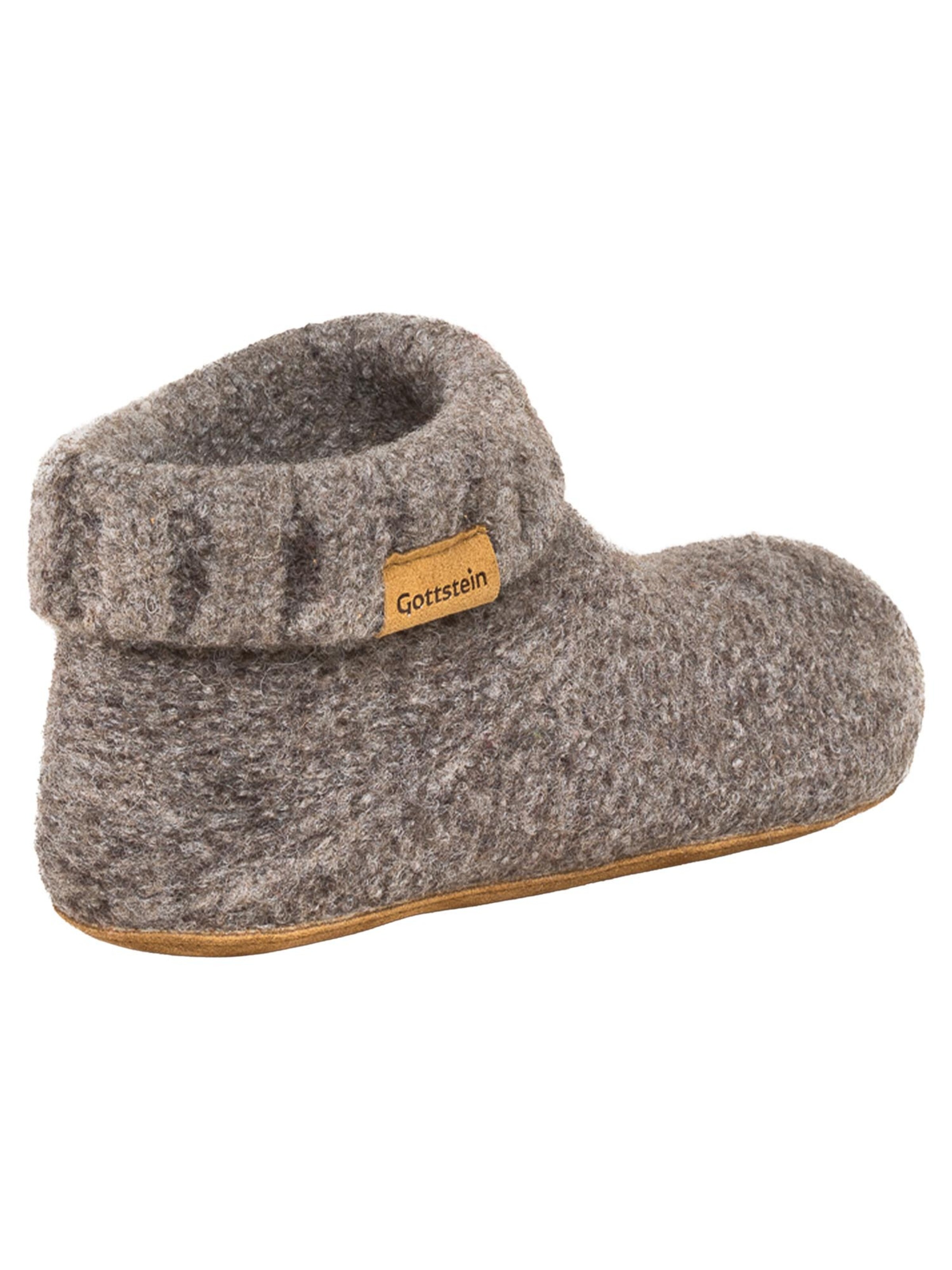 Gottstein Mules 'Knit Boot' in Brown