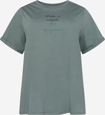 KAFFE CURVE T-Shirt 'Jolina' in Grün: predná strana
