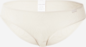 Slip Calvin Klein Underwear en beige : devant