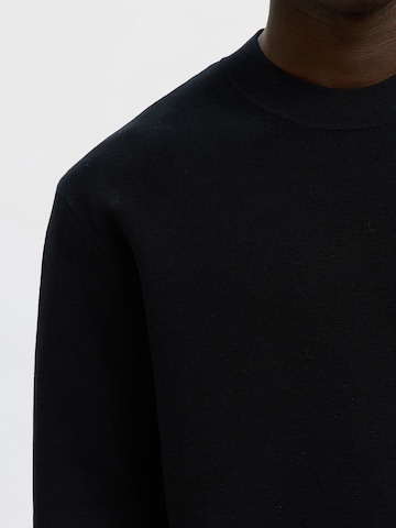 SELECTED Pullover 'SLHMIKE' in Schwarz