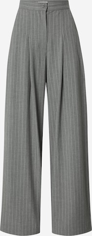 Oval Square - Pierna ancha Pantalón plisado en gris: frente