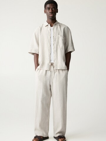 Pull&Bear Baggy Broek in Beige
