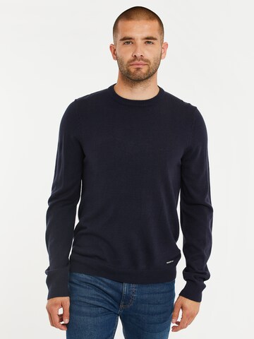 Pullover di Threadbare in blu: frontale