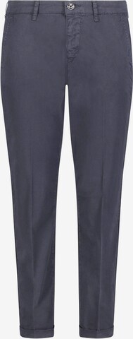 Pantaloni con piega frontale di MAC in blu: frontale